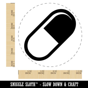 Pill Medicine Rubber Stamp for Stamping Crafting Planners