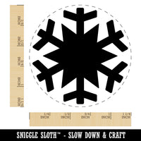 Snowflake Winter Rubber Stamp for Stamping Crafting Planners