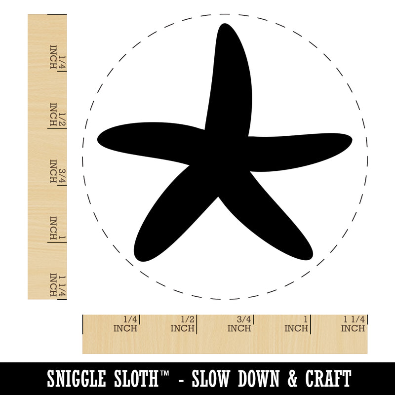 Starfish Solid Tropical Beach Rubber Stamp for Stamping Crafting Planners