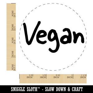 Vegan Text Rubber Stamp for Stamping Crafting Planners