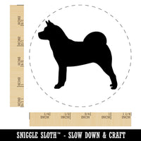 American Akita Dog Solid Rubber Stamp for Stamping Crafting Planners