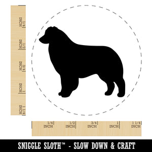 Australian Shepherd Dog Aussie Solid Rubber Stamp for Stamping Crafting Planners