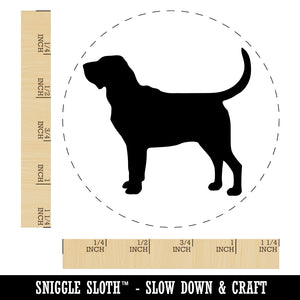 Bloodhound Dog Solid Rubber Stamp for Stamping Crafting Planners