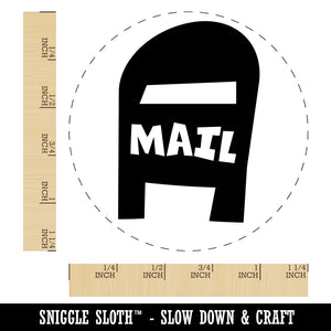 Mail Box Doodle Rubber Stamp for Stamping Crafting Planners