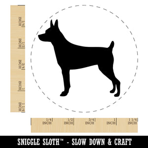 Rat Terrier Dog Solid Rubber Stamp for Stamping Crafting Planners