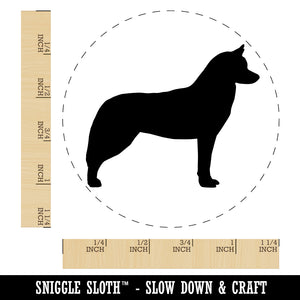 Siberian Husky Dog Solid Rubber Stamp for Stamping Crafting Planners