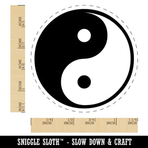 Yin and Yang Symbol Rubber Stamp for Stamping Crafting Planners