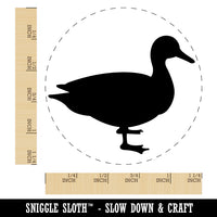 Duck Standing Solid Rubber Stamp for Stamping Crafting Planners