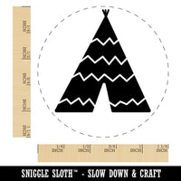 Tipi Teepee Rubber Stamp for Stamping Crafting Planners