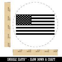 USA United States of America Flag Rubber Stamp for Stamping Crafting Planners