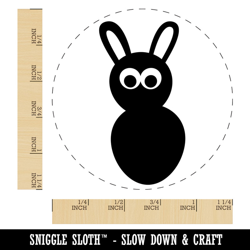 Watchful Rabbit Rubber Stamp for Stamping Crafting Planners