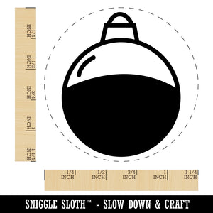 Fishing Float Bobber Rubber Stamp for Stamping Crafting Planners