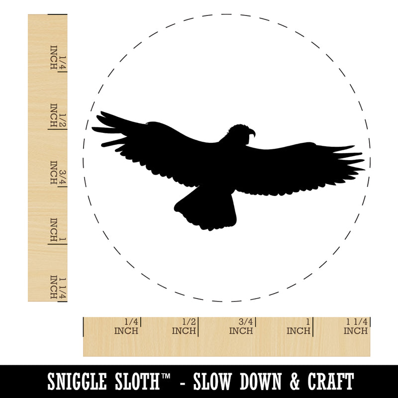 Flying Eagle Solid Rubber Stamp for Stamping Crafting Planners