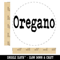 Oregano Herb Fun Text Rubber Stamp for Stamping Crafting Planners