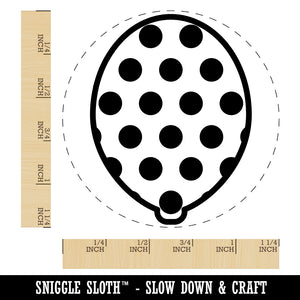 Polka Dot Balloon Party Birthday Rubber Stamp for Stamping Crafting Planners