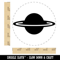 Saturn Planet Symbol Rubber Stamp for Stamping Crafting Planners