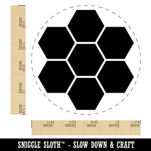 Bee Honeycomb Solid Rubber Stamp for Stamping Crafting Planners