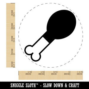 Chicken Leg Rubber Stamp for Stamping Crafting Planners