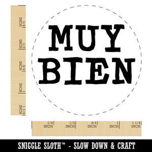 Muy Bien Very Good Spanish Text Rubber Stamp for Stamping Crafting Planners