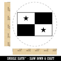 Panama Flag Rubber Stamp for Stamping Crafting Planners