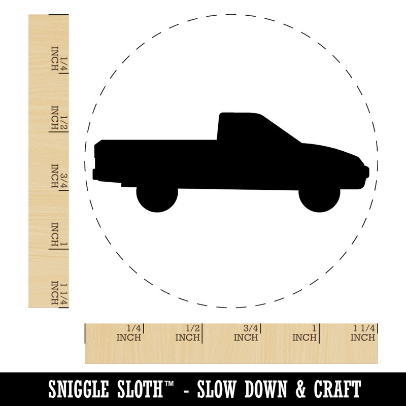 Pickup Truck Solid Rubber Stamp for Stamping Crafting Planners