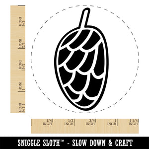Pinecone Doodle Rubber Stamp for Stamping Crafting Planners