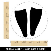 Scuba Snorkel Fins Rubber Stamp for Stamping Crafting Planners