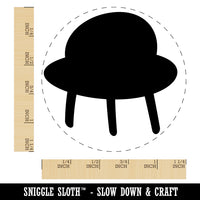 Space Ship UFO Solid Rubber Stamp for Stamping Crafting Planners