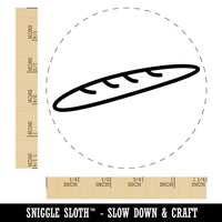 Baguette French Bread Doodle Rubber Stamp for Stamping Crafting Planners