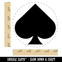 Card Suit Spades Rubber Stamp for Stamping Crafting Planners