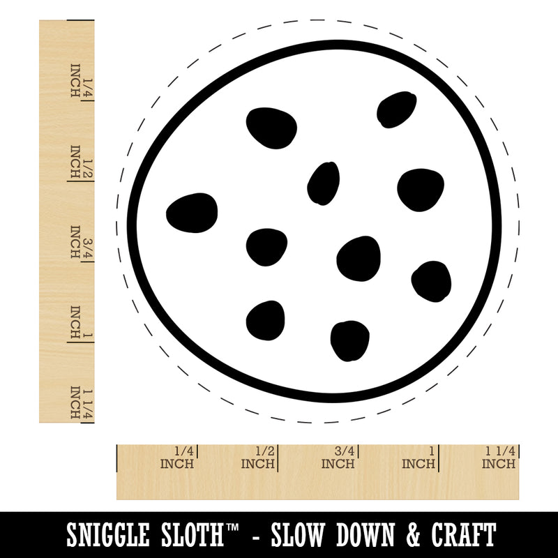 Chocolate Chip Cookie Rubber Stamp for Stamping Crafting Planners