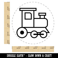 Cute Train Rubber Stamp for Stamping Crafting Planners