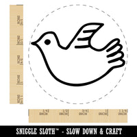 Darling Dove Sketch Rubber Stamp for Stamping Crafting Planners