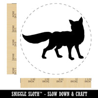 Fox Solid Rubber Stamp for Stamping Crafting Planners