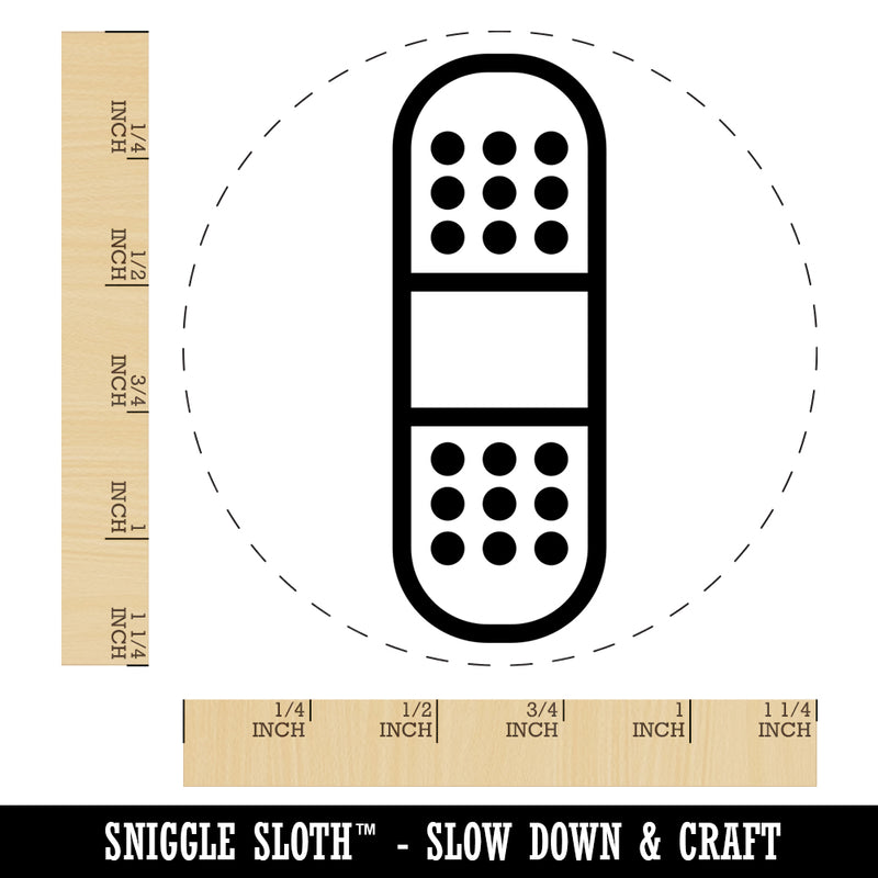 Medical Injury Bandage Rubber Stamp for Stamping Crafting Planners