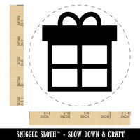 Present Gift Box Birthday Christmas Holiday Rubber Stamp for Stamping Crafting Planners