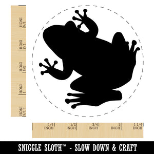 Rainforest Tree Frog Solid Rubber Stamp for Stamping Crafting Planners