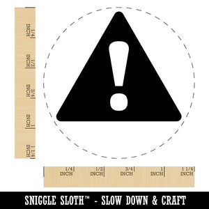 Warning Symbol Exclamation Mark Rubber Stamp for Stamping Crafting Planners