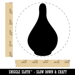 Chianti Wine Bottle Solid Rubber Stamp for Stamping Crafting Planners