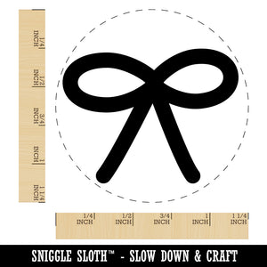 Cute Bow Ribbon Rubber Stamp for Stamping Crafting Planners