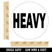 Heavy Text Rubber Stamp for Stamping Crafting Planners