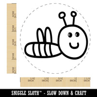 Sweet Bee Doodle Rubber Stamp for Stamping Crafting Planners