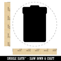 Garbage Trash Can Solid Rubber Stamp for Stamping Crafting Planners