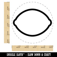 Lemon Fruit Outline Rubber Stamp for Stamping Crafting Planners