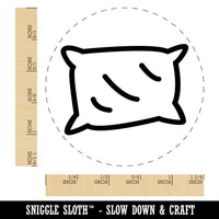 Pillow Sleep Doodle Rubber Stamp for Stamping Crafting Planners