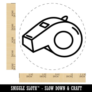 Whistle Coach Sports Rubber Stamp for Stamping Crafting Planners