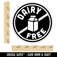 Dairy Free Rubber Stamp for Stamping Crafting Planners