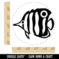 Butterfly Fish Rubber Stamp for Stamping Crafting Planners