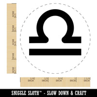 Libra Horoscope Astrological Zodiac Sign Rubber Stamp for Stamping Crafting Planners