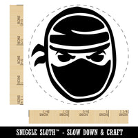 Sneaky Ninja Face Rubber Stamp for Stamping Crafting Planners